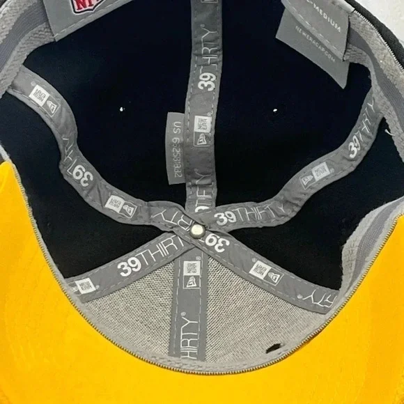 Pittsburgh Steelers New Era hat/ball Size S/M. Elastic - Picture 12 of 16